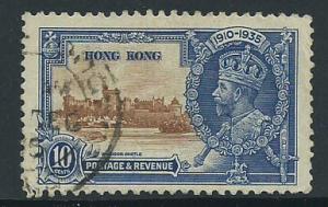 Hong Kong  QEII SG 135 Used tiny perf tear lower left  Si...