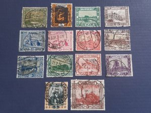 Saargebiet 1922 # Stamped Full set Mi 84-97