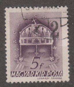 Hungary 580 Crown of St. Stephen 1942