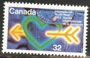 Canada Scott 1045 MNH** Youth Year 1984 stamp