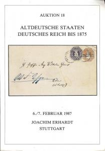 Erhardt: Sale # 18  -  Altdeutsche Staten Deutsches Reich...