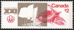 Canada SC#688 $2.00 Olympic Stadium and Flags (1976) MNH