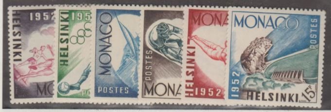 Monaco Scott #295-300 Stamp - Mint Set