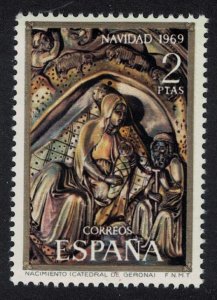 Spain Christmas The Nativity from Gerona Cathedral 1969 MNH SG#2003