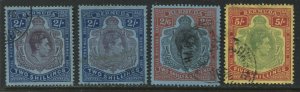 Bermuda KGVI 1938-50 2/ to 5/ used