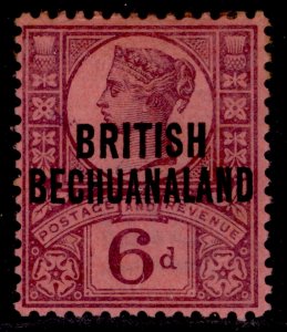 BRITISH BECHUANALAND QV SG36, 6d purple/rose-red, M MINT. Cat £11.