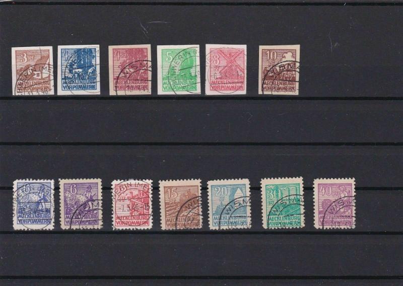 ALLIED OCCUPATION RUSSIA ZONE 1946 STAMPS CAT £445 R 2697