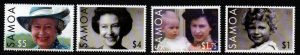 SAMOA SG1177/80 2006 80th BIRTHDAY OF QUEEN ELIZABETH  MNH