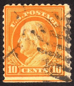 1917, US 10c, Franklin, Used, Sc 510