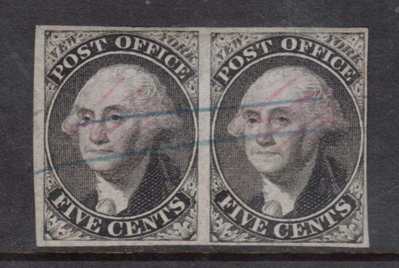 USA #9X1 VF Used Pair **With Certificate**