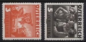 Austria #378 - #379 VF/NH