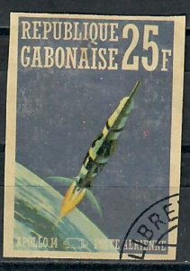 Gabon C108A used single (imperf)