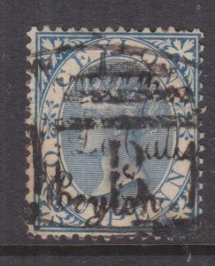 CEYLON, 1868 1d. Blue, used. 