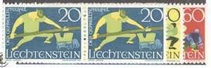 Liechtenstein, Sc #458-60, MNH, set of pairs