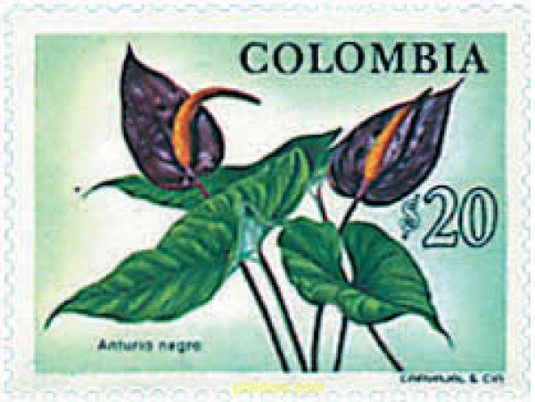 267599 MNH COLOMBIA 1976 FAUNA Y FLORA