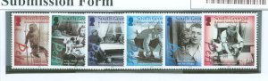 South Georgia #416-421 Mint (NH)
