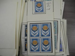 PERSIA,  IRAN, Excellent assortment of MINT Stamps mounted on cutout pages