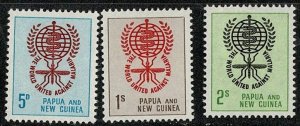 Papua New Guinea #164-6 MNH Malaria