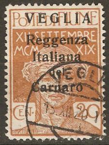 Fiume 130 Mi M 30 Used VF 1920 SCV $47.50