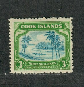 Cook Islands Sc#24 M/H/F-VF, Cv. $26