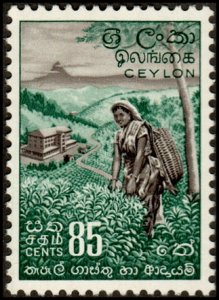 Ceylon 353 - Mint-H - 85c Tea Picker (1959) (cv $5.20)