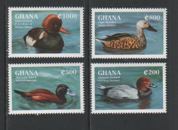 Ghana 1995 Water Birds Eurasian Pochard Maccoa Duck MNH 