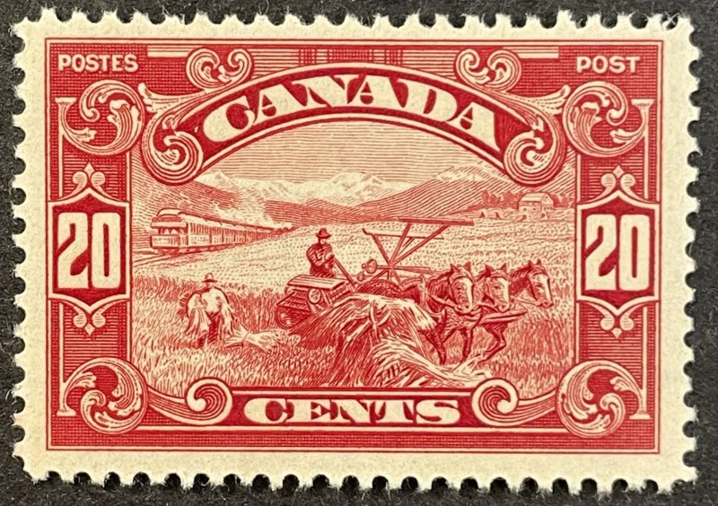 Canada #157 MH F/VF 20c Harvesting Wheat 1929 SCV~$65 [G26.2.2]