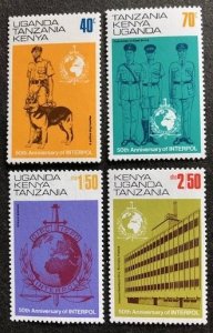 Uganda Tanzania Kenya 271-274 MNH