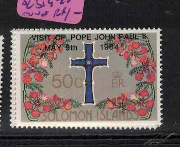 British Solomon Islands Pope John Paul SG 519-20 MNH (8glu)