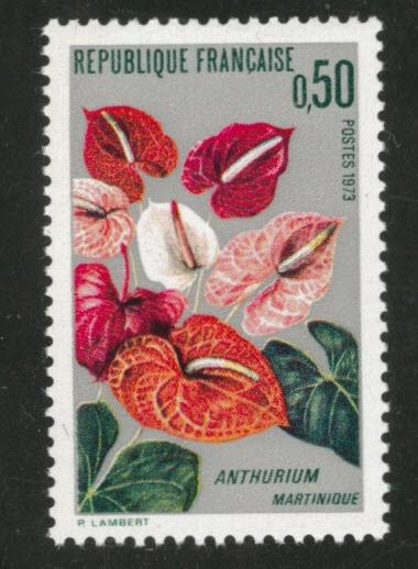 FRANCE Scott 1356 MNH** Anthurium Flower 1972 