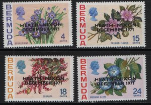 BERMUDA 288-291 MINT HINGED SET