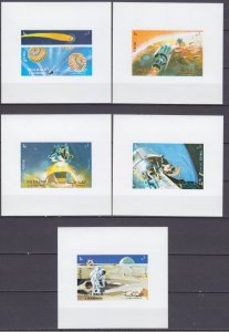 1972 Sharjah 982/Bb-986/Bb Lux Apollo 16 moon landing 25,00 €