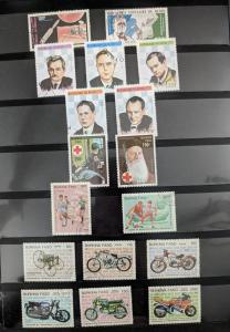 EDW1949SELL : FRENCH COLONIES Old Time Mint & Used collection. Nicely displayed.