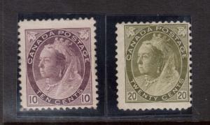 Canada #83 - #84 Mint Duo