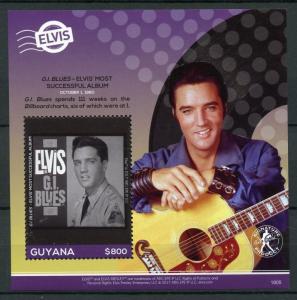 Guyana 2018 MNH Elvis Presley His Life in Stamps 1v S/S III Music Celebrities