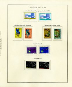 United Nations UN Mint NH 1951 to 1980 New York Stamp Collection