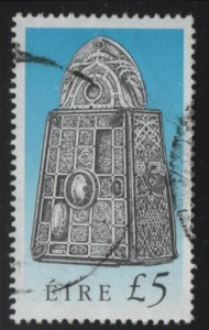 Ireland 1990-95 used Sc 793 5pd St. Patrick's Bell Shrine Type III - Artifact...