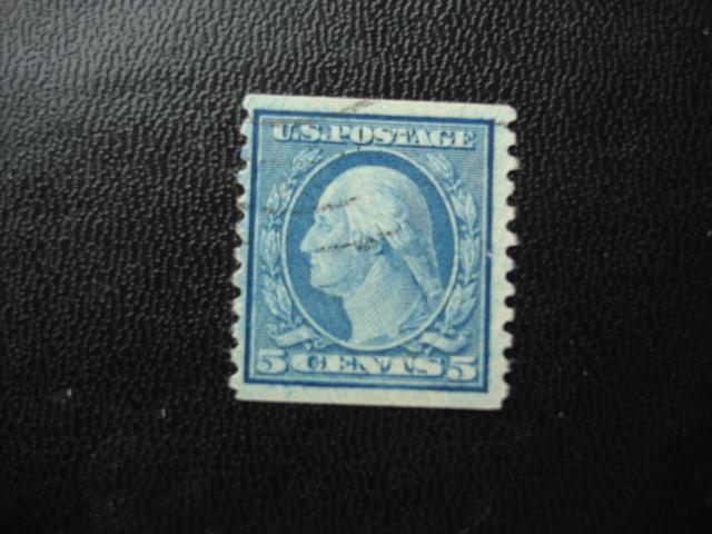 1916-22  SCOTT # 496  5c USED. F/VF. 