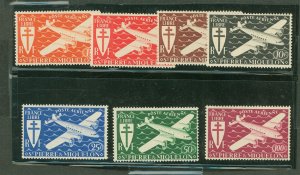 St. Pierre & Miquelon #C1-C7 Unused Single (Complete Set)