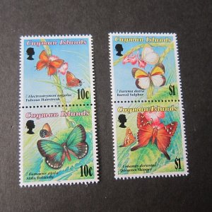 Cayman Islands 1994 Sc 686-687 butterfly set of 4 MNH