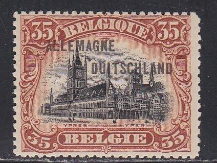 Germany # 1N10  Belgian Occupation - Allemagne, Hinged, 1/3 Cat.