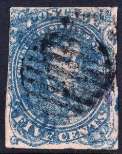 CSA SC#4 5¢ Jefferson Davis (1862) Used