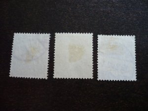 Stamps - Germany - Scott# 53-55 - Used Partial Set of 3 Stamps