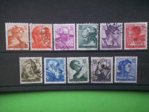 ITALY, 1961, used set, Scott 813-27