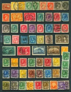 Canada #15c/#146 1860-1927 Lovely Group Queen Victoria King Ed VI Geo V 60 items