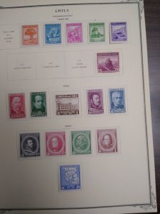 collection on pages Chile 1942-64 PS: CV $81