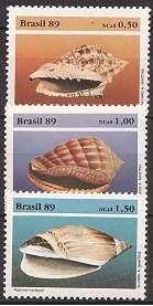 Brazil #	2205-7 F-VF Mint NH ** Conchs