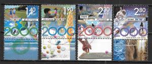 Israel 1385-88  Millennium Tab set MNH