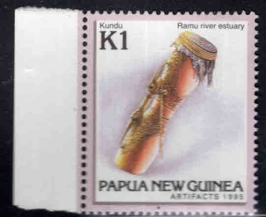 Papua New Guinea Scott 837  MNH** 1K Kindu Drum stamp