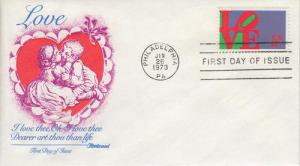 1973 Love Stamp (Scott 1475) Fleetwood FDC